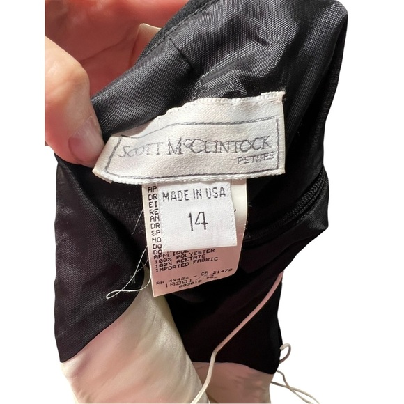 Vintage Y2K Scott McClintock Slip Dress - Beaded Bodice 14 - Picture 5 of 5